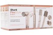 Hårtork - Shark Hårtork FlexStyle HD446SLEU - hair dryer/hair styler - stone - 1650 W - HD446SLEU