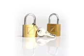 Säkerhetsutrustning & Arbetskläder - Staples 2 x Security Suitcase Padlock 20 mm - Solid Brass - 21