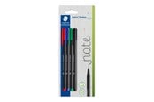 Skriv- och ritverktyg - Staedtler Fineliner triplus rPP ass. 4pc Bl - 334-S BK4