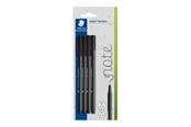Skriv- och ritverktyg - Staedtler Fineliner triplus rPP black 4pc Bl - 334-9 BK4