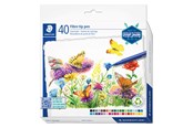 Skriv- och ritverktyg - Staedtler triplus color rPP 40 pcs cardboard box assorted colours - 323 C40-C