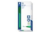 Skriv- och ritverktyg - Staedtler Ballpoint pen ball 4320 10 pcs M green - 4320 M-5