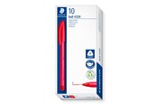 Skriv- och ritverktyg - Staedtler Ballpoint pen ball 4320 10 pcs F red - 4320 F-2