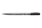 Skriv- och ritverktyg - Staedtler pigment brush pen 10 pcs light black - 371-90