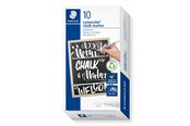 Skriv- och ritverktyg - Staedtler Chalk marker Lumocolor white 10 pcs - 344-0