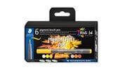 Skriv- och ritverktyg - Staedtler pigment brush pen Yellows&Oran 6pcs - 371 C6-5