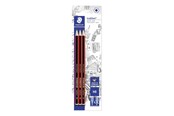 Skriv- och ritverktyg - Staedtler Pencil tradition HB x3 bc 100% PEFC - 110-HBBK3D