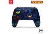 Spel Tillbehör - PowerA avancerad, trådlös handkontroll för Nintendo Switch med Lumectra - PAC-MAN™ neonspelhall - Wireless Controller - Nintendo Switch - NSGP0458-01