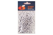 Konst- och hantverksmaterial - Colorations - Number Beads 7mm 300pcs. - 43BL08