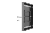 Väggfäste, AV-Möbel - Multibrackets M Pro Series enclosure - for digital signage LCD panel - medium - black RAL 9005 - Max 30 kg - recommended for 50" - 7350022732759