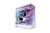 Chassi - NZXT H9 Flow RGB+ (2025) - All White - Controller incl - Chassi - Miditower - Vit - CM-H92FW-P1