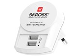 Mobile - Adapters & Chargers - SKross Euro USB Charger - 2xType A - 1.302421-1