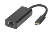Nätverkskort (adaptrar osv.) - Deltaco USB-C Gigabit Network Adapter with MAC Address Pass-Through - USBC-GIGA-MAPT