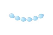Leksaker - Folat BV Light Blue Knot Balloons 8 pcs. - 08460