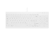 Tangentbord - Cherry Active Key AK-C7012 - keyboard - wipe disinfection - QWERTY - Pan Nordic - white Input Device - Tangentbord - Nordisk - Vit - AK-C7012F-U1-W/NOR