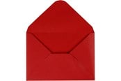 Kuvert &amp; fraktlådor - Creativ Company - Envelope Red 11.5x15cm 10 pcs. - 217013