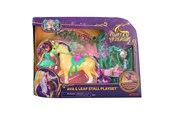 Dockor & Tillbehör - Unicorn Academy Ava & Leaf stall lekset - 6072051