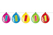 Leksaker - Folat BV - Bunting Balloons 1 year 10mtr. - 65501