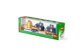Leksaksbil - SIKU 1:87 lastbil m New Holland-traktorer - 313-1805