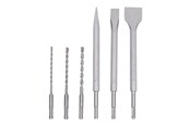 Borr & Bits - Makita D-58920 Drill Bit and Chisel Set 6 Pieces - D-58920