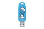 USB-minne - SANDISK Smurfarna - Kloksmurfen - 64GB - USB-minne - SDCZIS-064G-G46