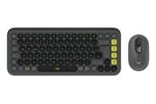 Tangentbord - Logitech POP Icon Combo - Tastatur & Mus set - Tysk - Grå - 920-013106