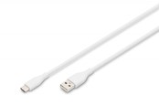 USB-kabel - DIGITUS - USB-C cable - USB to 24 pin USB-C - 50 cm - AK-300340-005-W