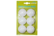 Utomhuslek - Happy Summer Table Tennis Balls 6-Pack - 303312