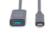 USB-kabel - DIGITUS Active USB-C Extension Cable - 5m - DA-73113
