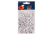 Konst- och hantverksmaterial - Colorations - Round Letter Beads 500pcs. - 43BL14