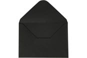 Kuvert &amp; fraktlådor - Creativ Company - Envelope Black 11.5x16cm 10 pcs. - 217012
