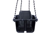 Utomhuslek - Plasto Baby swing with ropes black - 1639000SVA