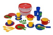 Utomhuslek - Plasto Kitchen set in bucket 39 parts - 1501000