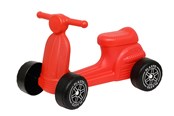 Utomhuslek - Plasto Scooter with silent wheels red - 1087000REB