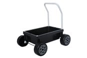 Utomhuslek - Plasto Baby walker silent wheels. Black - 1068000SVA