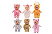 Dockor & Tillbehör - Happy Friend Tilde Doll 18cm With Plush Outfit 6 asst - 504230