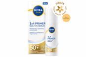 Ansiktsvård - Nivea 2in1 Primer UV serum SPF50 30ml - 4006000128689