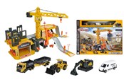 Leksaksbil - Majorette Creatix Lekset Byggarbetsplats med Volvo Anläggningsfordon - 212050032