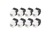 Nätverks tillbehör - DIGITUS CAT 6 Keystone Jack (8-Pack) - DN-93603-8