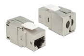 Nätverks tillbehör - DeLOCK Keystone Module RJ45 jack Cat.6A toolfree - 86288