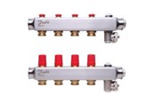 Golvvärme - Danfoss floor heating manifold 4+4 SSM - 088U0804