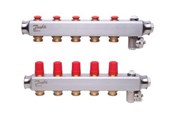 Golvvärme - Danfoss floor heating manifold 5+5 SSM - 088U0805