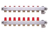 Golvvärme - Danfoss floor heating manifold 8+8 SSM - 088U0808
