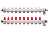 Golvvärme - Danfoss floor heating manifold 10+10 SSM - 088U0810