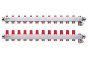 Golvvärme - Danfoss floor heating manifold 12+12 SSM - 088U0812