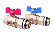 Golvvärme - Danfoss ball valve set 1" - 088U0822