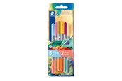 Skriv- och ritverktyg - Staedtler Fibre tip pen 2tips twin color 6pc - 3280C6E2-2