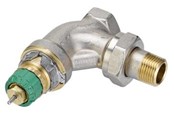 Radiatorer och ventiler - Danfoss RA-DV 10 dynamic radiator valve angled 3/8" - 013G7711