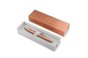 Skriv- och ritverktyg - Parker IM Writing Rituals Ballpoint  Uplifting Orange Finish with Gradient & Gold Trims Medium Point Blue Ink Gift Box - 2203902