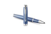 Skriv- och ritverktyg - Parker IM Writing Rituals Rollerball Peaceful Blue Finish with Gradient & Chrome Trims Fine Point Black Ink Gift Box - 2203905
